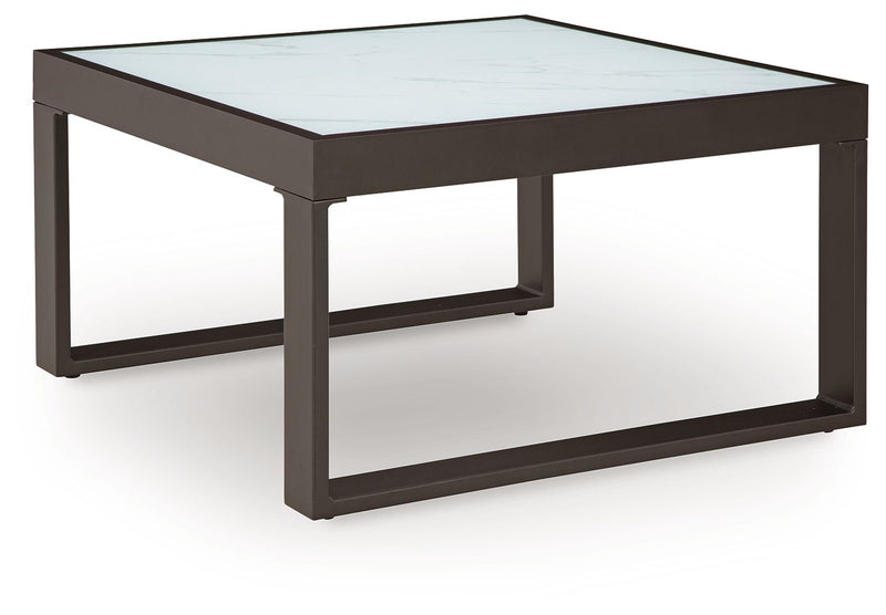 Beachloft - Square Cocktail Table - Black / Gray