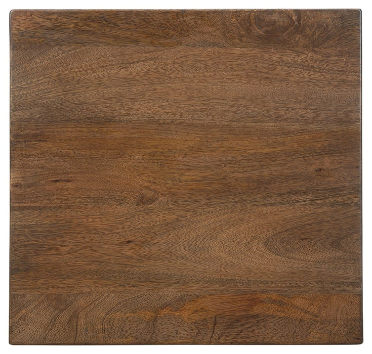 Trailbend - Accent Table - Brown / Gunmetal