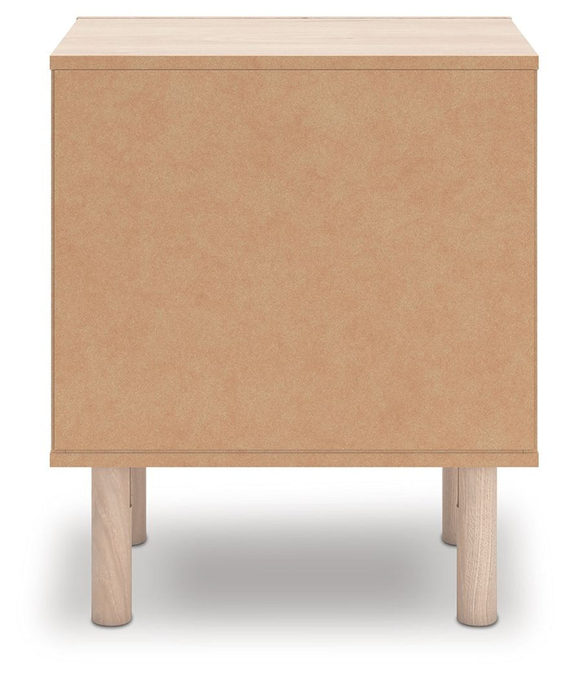 Arloster - One Drawer Night Stand - Tan