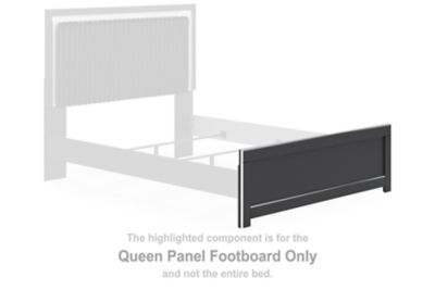 Zuraleus - Queen Panel Footboard - Black