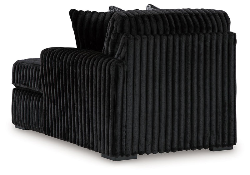 Midnight-Madness - Raf Corner Chaise - Onyx