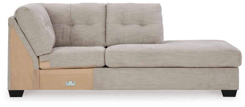 Mahoney - Raf Corner Chaise - Pebble
