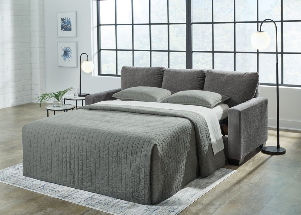Rannis - Queen Sofa Sleeper - Fabric - Pewter