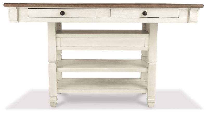 Bolanburg - Rectangular Dining Room Counter Table - Beige