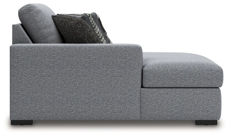 Bealton - LAF Corner Chaise - Salt And Pepper