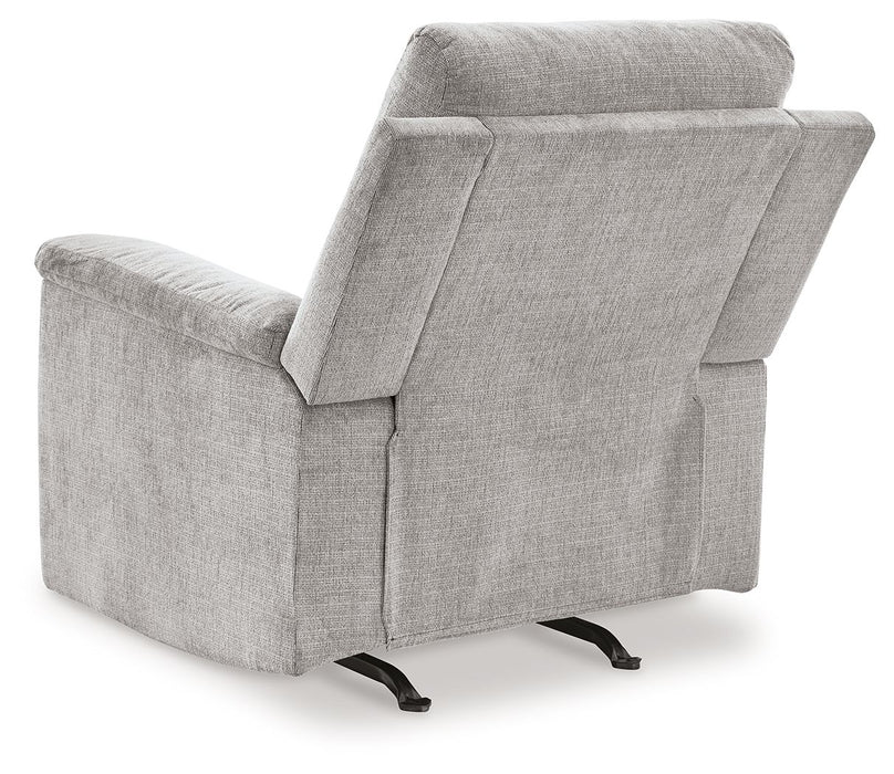 Barnsana - Power Rocker Recliner - Fabric - Ash