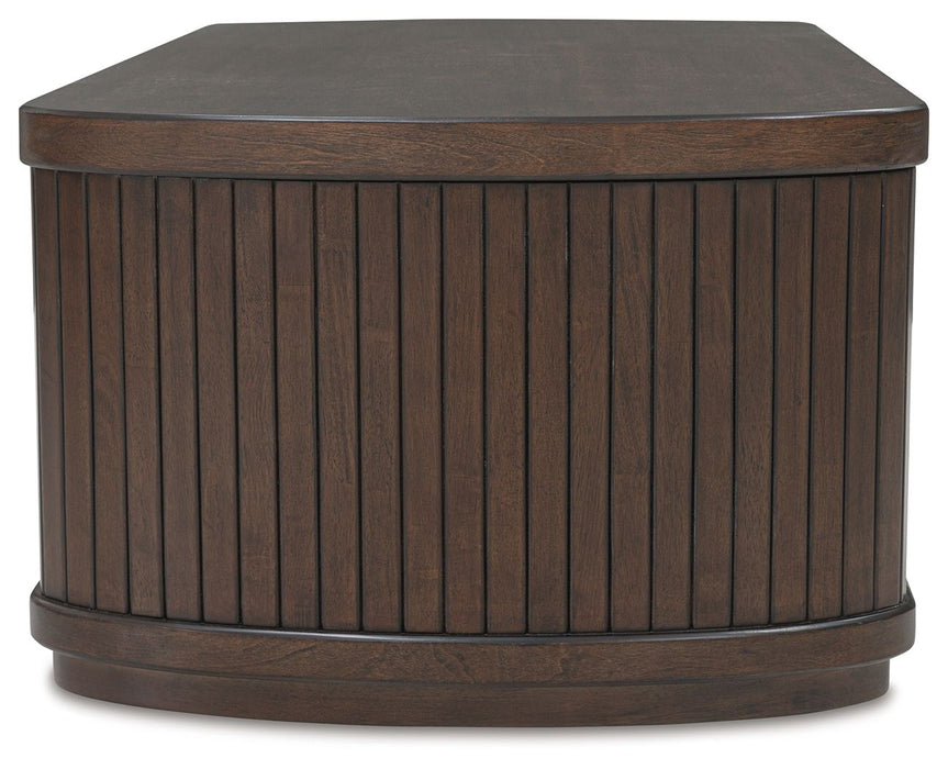 Korestone - Lift Top Cocktail Table - Dark Brown
