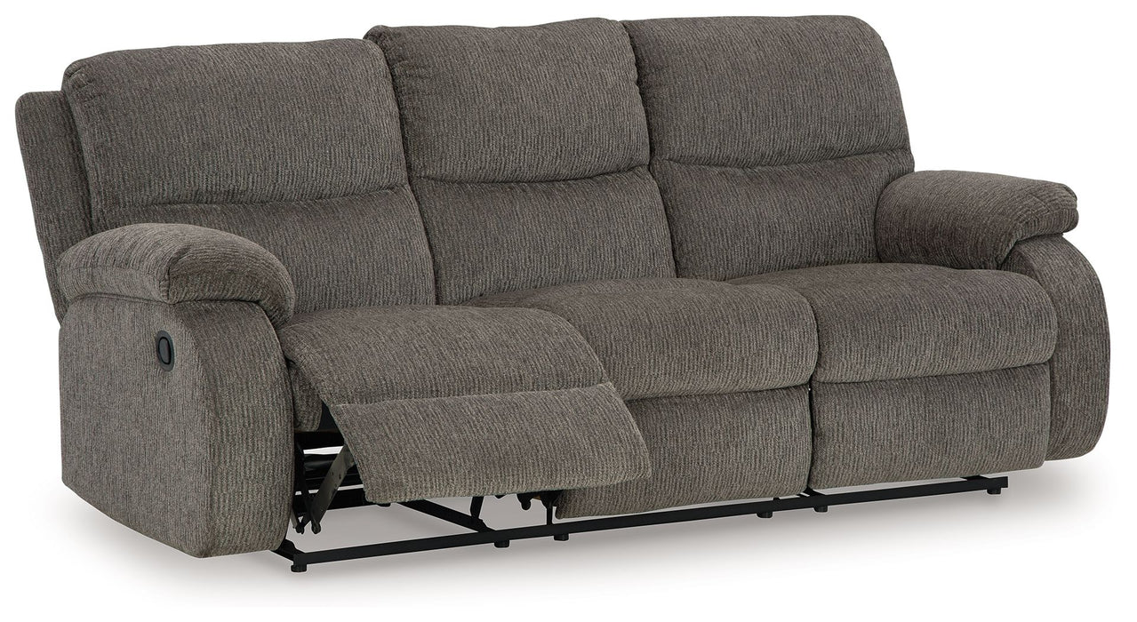 Scranto - Reclining Sofa - Fabric - Brindle
