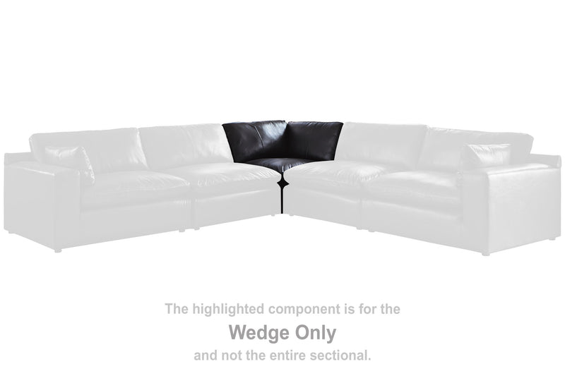 Emilia - Wedge - Black