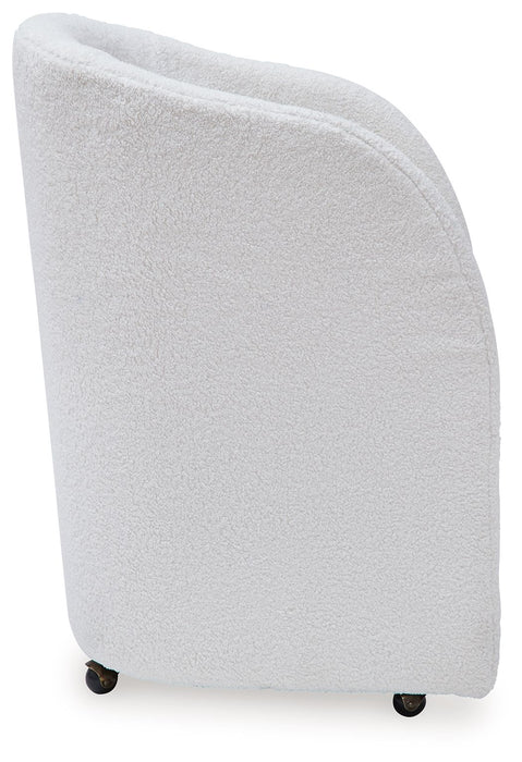 Rowanbeck - Dining Upholstered Arm Chair (Set of 2) - Ivory