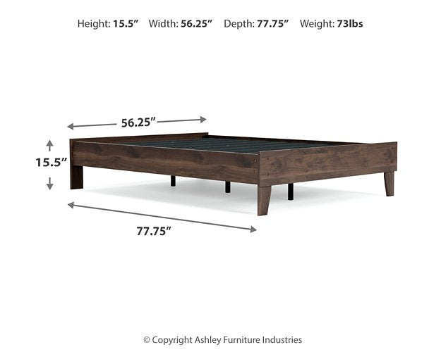 Calverson Bed and Mattress Set