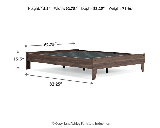 Calverson Bed and Mattress Set