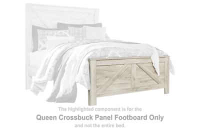 Bellaby - Queen Crossbuck Panel Ftbd - Whitewash