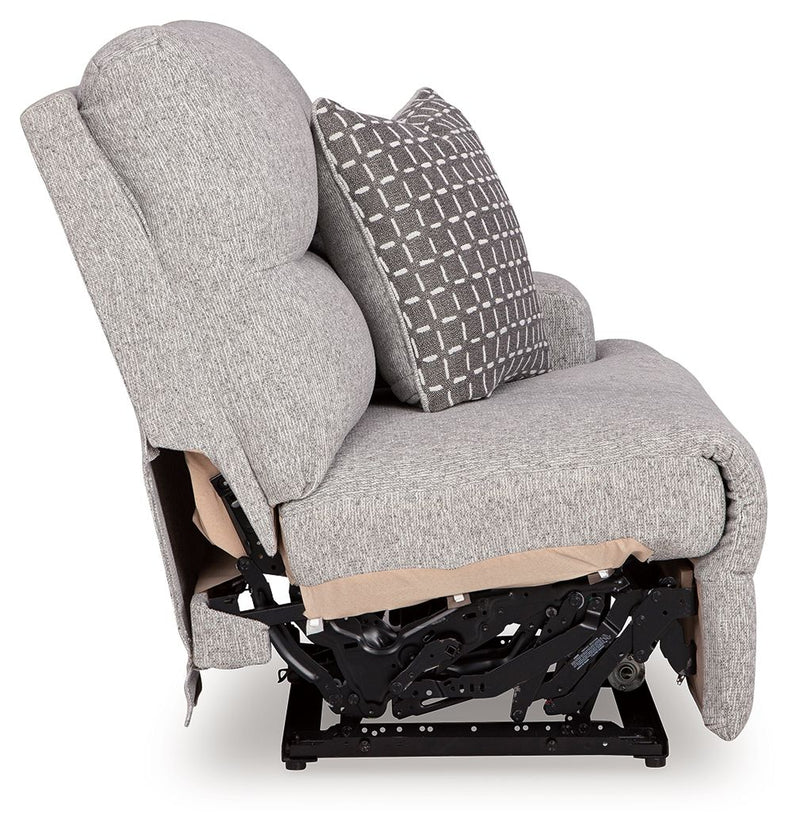 Acklen Place - Raf Zero Wall Power Recliner - Pewter