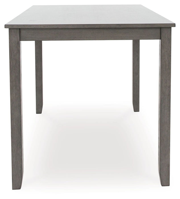 Caitbrook - Rect Drm Counter Table Set (Set of 7) - Gray