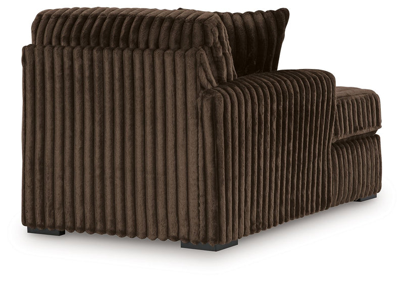 Midnight-Madness - LAF Corner Chaise - Chocolate