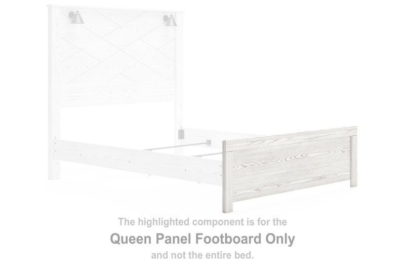 Gerridan - Queen Panel Footboard - White