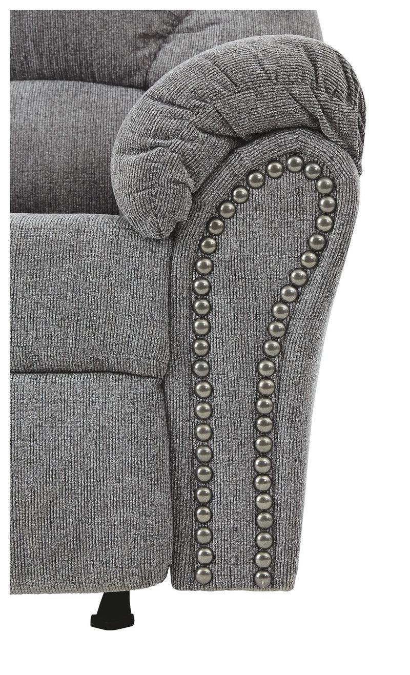 Allmaxx - Rocker Recliner - Pewter