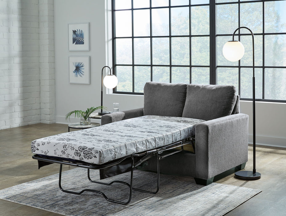 Rannis - Twin Sofa Sleeper - Fabric - Pewter