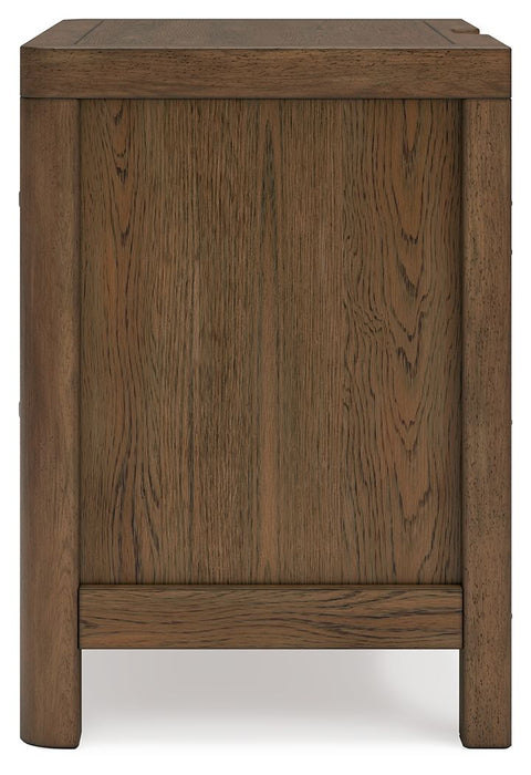 Cabalynn - Two Drawer Night Stand - Light Brown