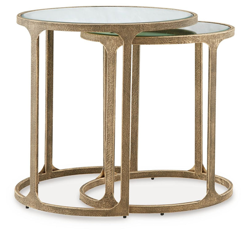 Irmaleigh - Accent Table Set (Set of 2) - Antique Black
