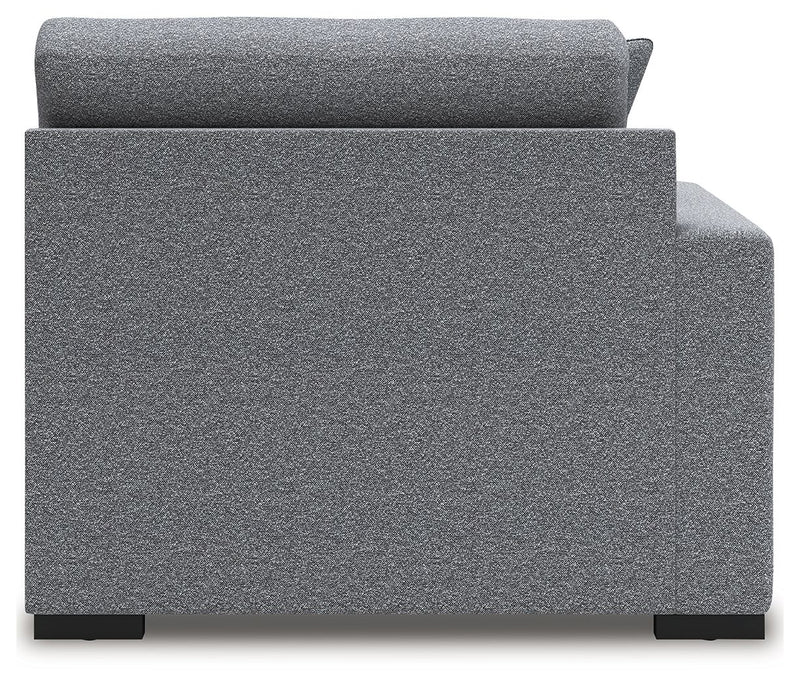 Bealton - LAF Corner Chair - Salt And Pepper