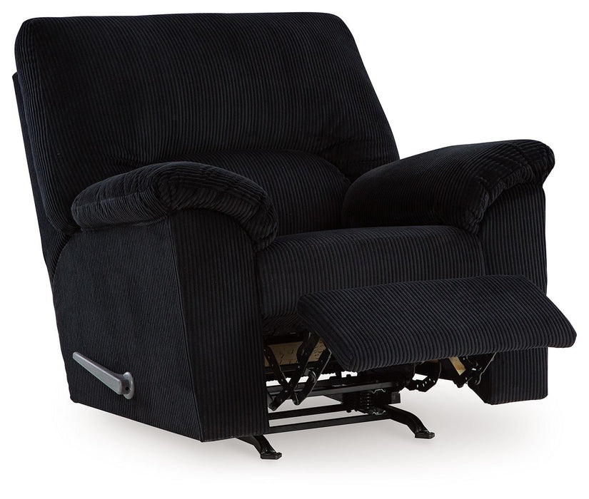 Simplejoy - Rocker Recliner - Fabric - Onyx