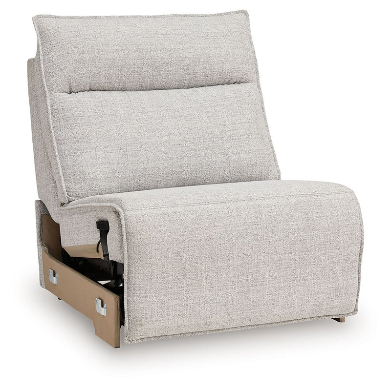 Modmax II - Power Armless Recliner With Adjustable Headrest - Stone