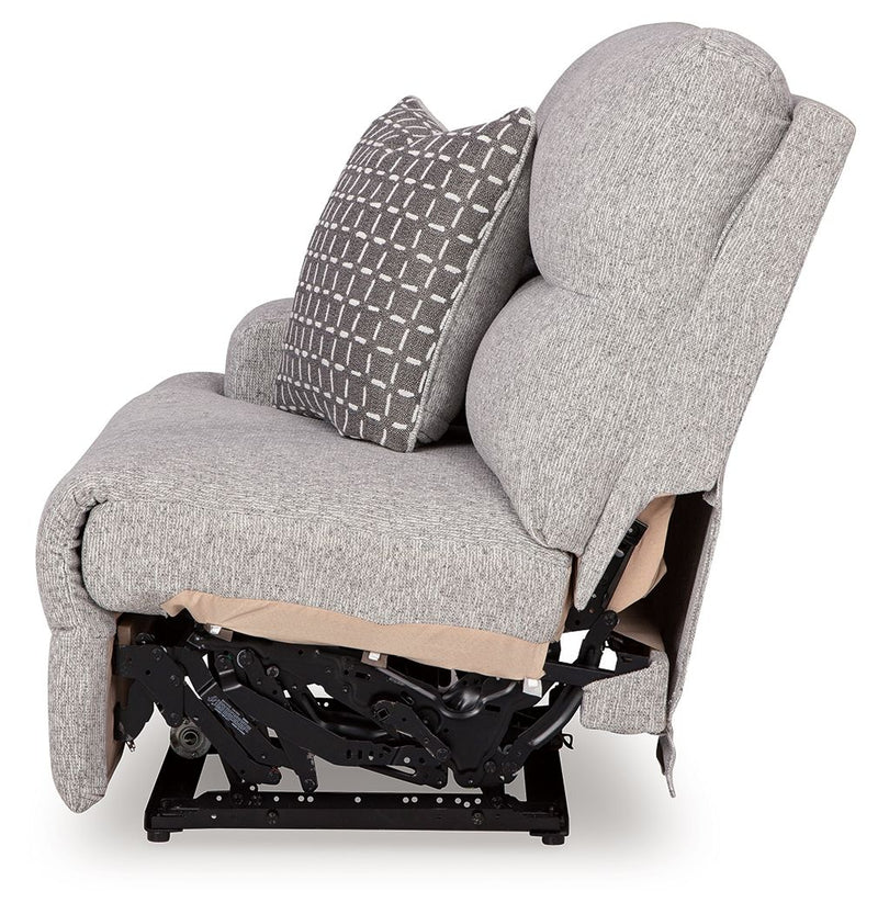 Acklen Place - Laf Zero Wall Power Recliner - Pewter