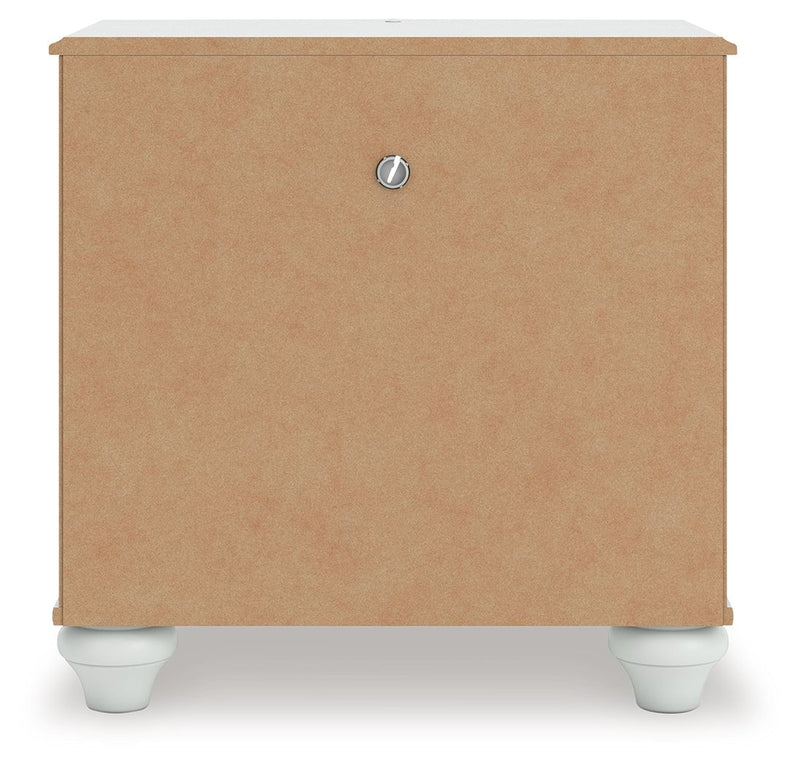 Kozlani - One Drawer Night Stand - White