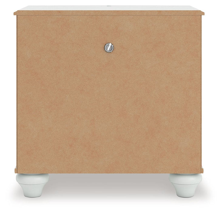Kozlani - One Drawer Night Stand - White