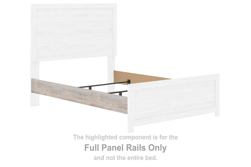 Broachmyn - Full Panel Rails - Gray - Wood