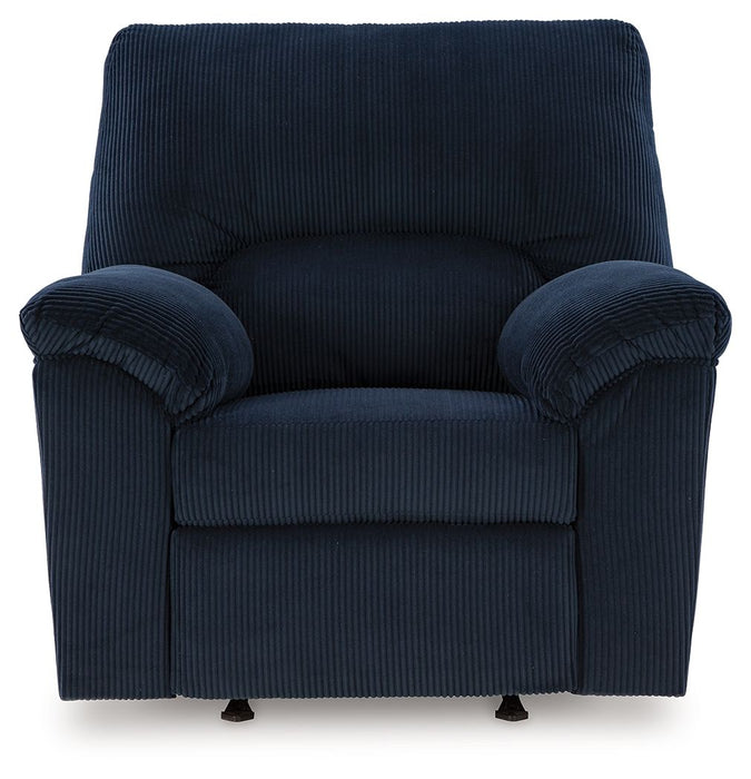 Simplejoy - Rocker Recliner - Fabric - Navy