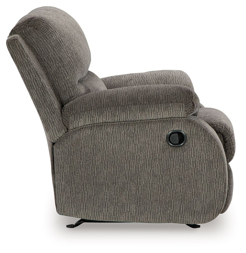 Scranto - Rocker Recliner - Fabric - Brindle