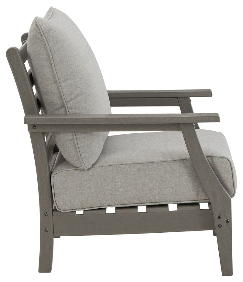 Visola - Lounge Chair w/Cushion (Set of 2) - Gray