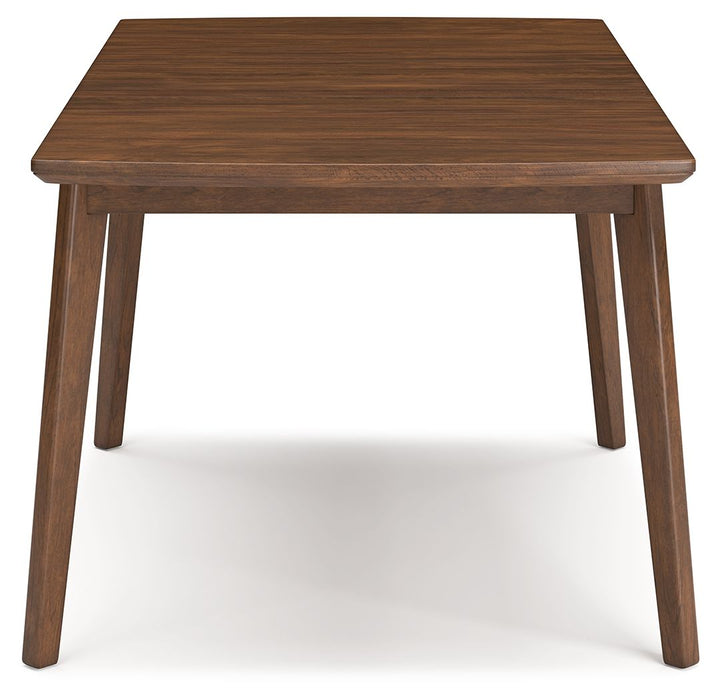 Lyncott - Rectangular Dining Room Butterfly Extension Table - Brown