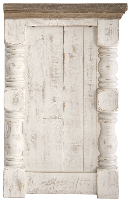 Havalance - Extra Large TV Stand - 2 Doors - Brown / Beige