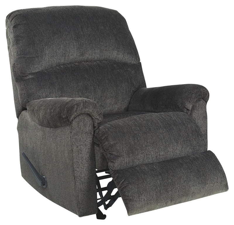 Ballinasloe - Rocker Recliner - Fabric - Smoke