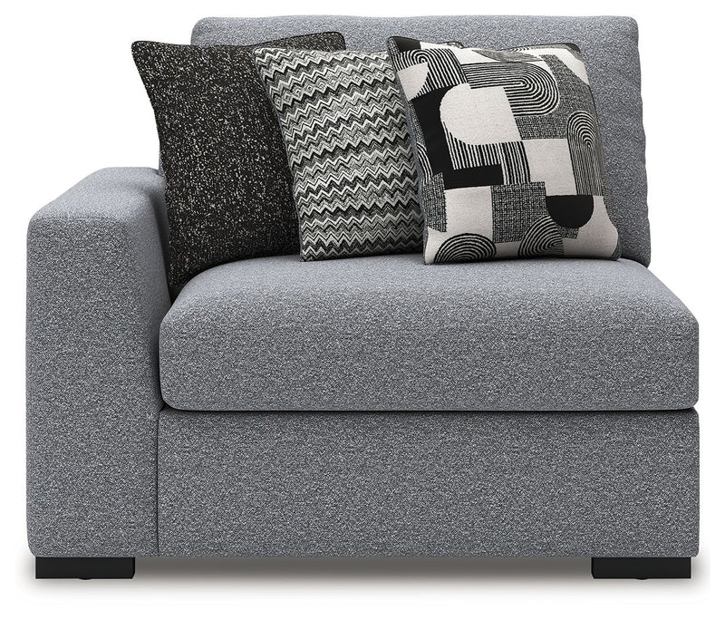 Bealton - LAF Corner Chair - Salt And Pepper