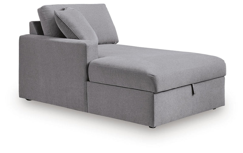 Modmax - LAF Corner Chaise With Storage - Granite