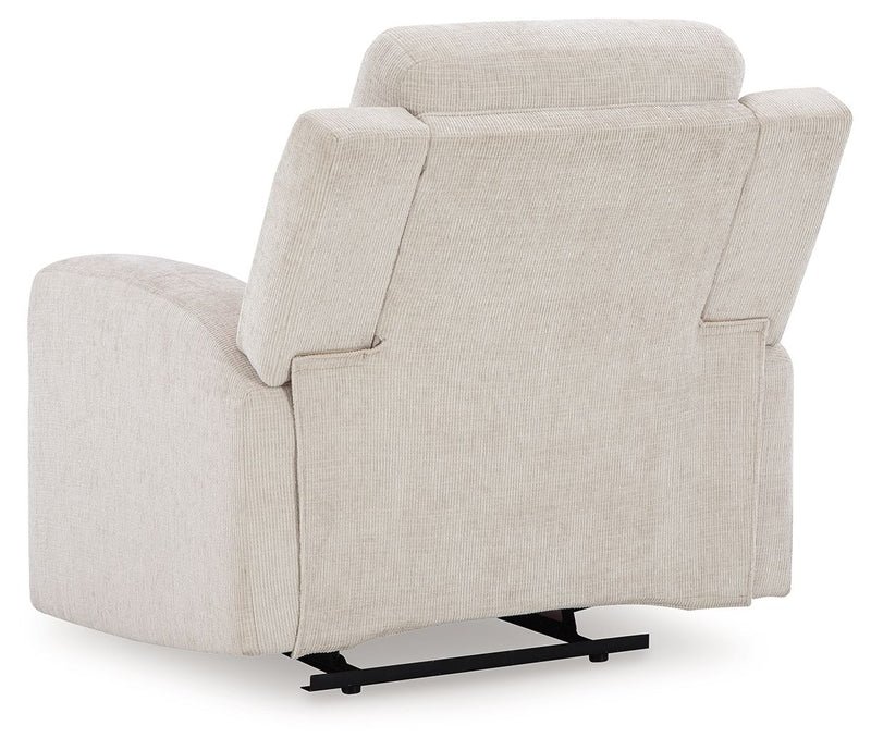 Danum - Zero Wall Recliner - Fabric - Stone