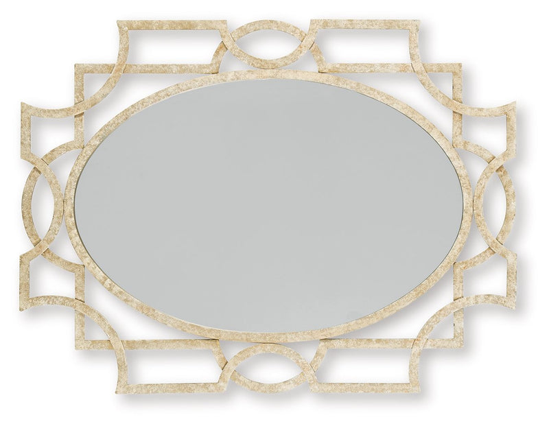 Fulkmore - Accent Mirror - Antique Gold Finish