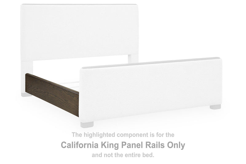 Radkin - California King Panel Rails - Burnished Brown