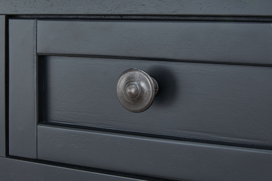 Wildenauer - Rectangular End Table - Brown / Black