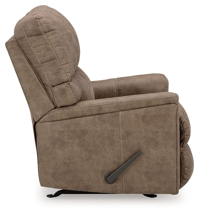 Navi - Rocker Recliner - Faux Leather - Fossil