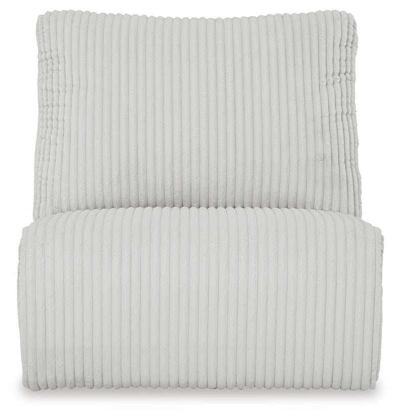 Top Tier - Armless Chair - Fabric - Alloy