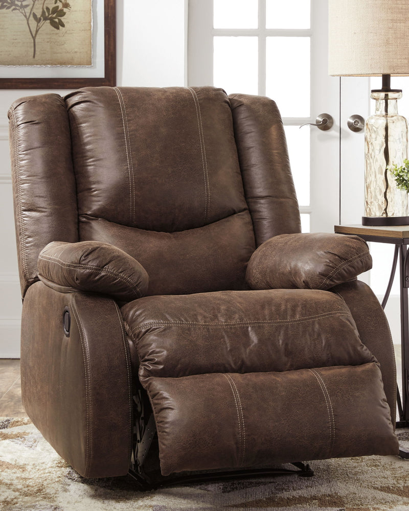 Bladewood - Zero Wall Recliner - Faux Leather - Coffee