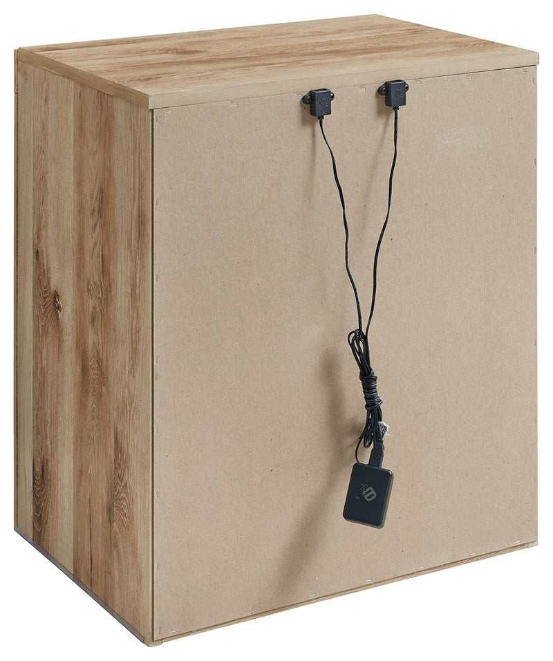 Hyanna - Two Drawer Night Stand - Tan Brown