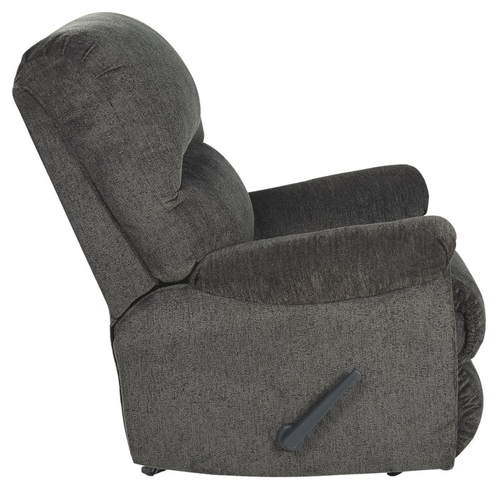 Ballinasloe - Rocker Recliner - Fabric - Smoke