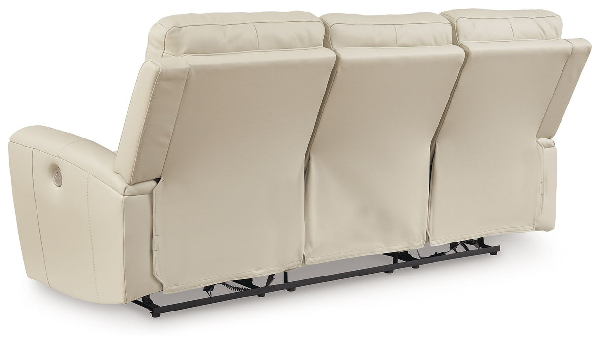 Dahlmoore - Power Reclining Sofa - Almond